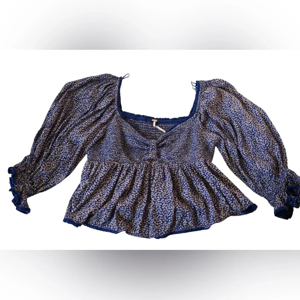 Free people Brittnee Printed Top size medium